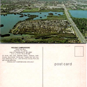 Holiday Campground Seminole Florida Postcard Multicolor - Image 1