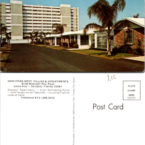 Horizons West Villas & Apartments Postcard Multicolor Florida - Image 1