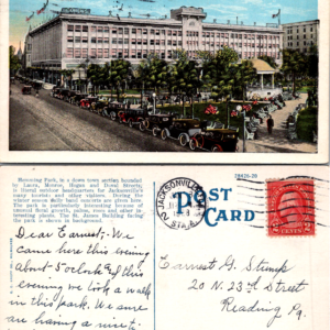 Jacksonville Florida St. James Building Hemming Park Vintage Postcard - Image 1