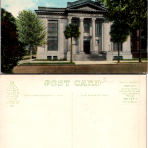 Jacksonville Public Library Florida Postcard Vintage Florida Artistic Series - Image 1