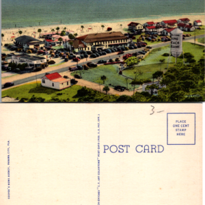 Long Beach Resort Panama City Florida Beach Color Postcard - Image 1