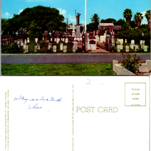 Maine Memorial Cemetery Key West Florida Postcard Multicolor - Image 1