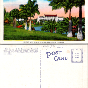 Mirror Lake Park St. Petersburg Florida Postcard Multicolor - Image 1