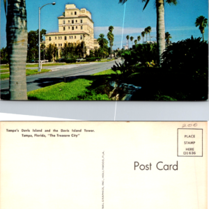 Tampa's Davis Island Tower Florida Color Postcard International Graphics - Image 1