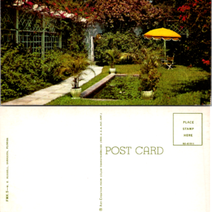 Vintage Postcard Memory Garden Thomas A. Edison Winter Home Ft. Myers Florida Multicolor - Image 1